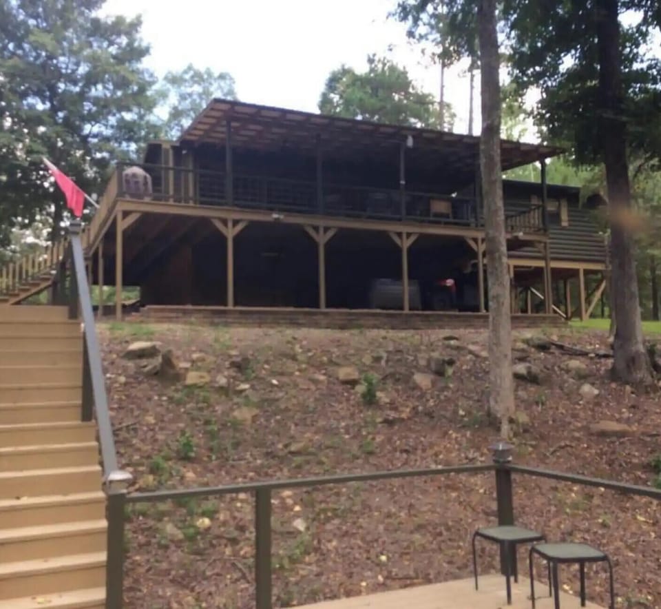 Back view from dock 