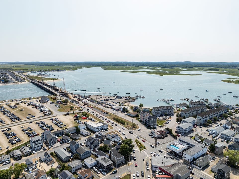 Aerial views of Hampton and the home!