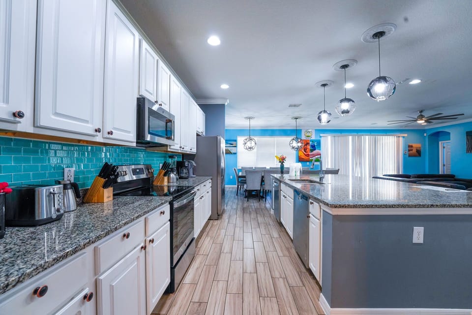 fully equipped kitchen