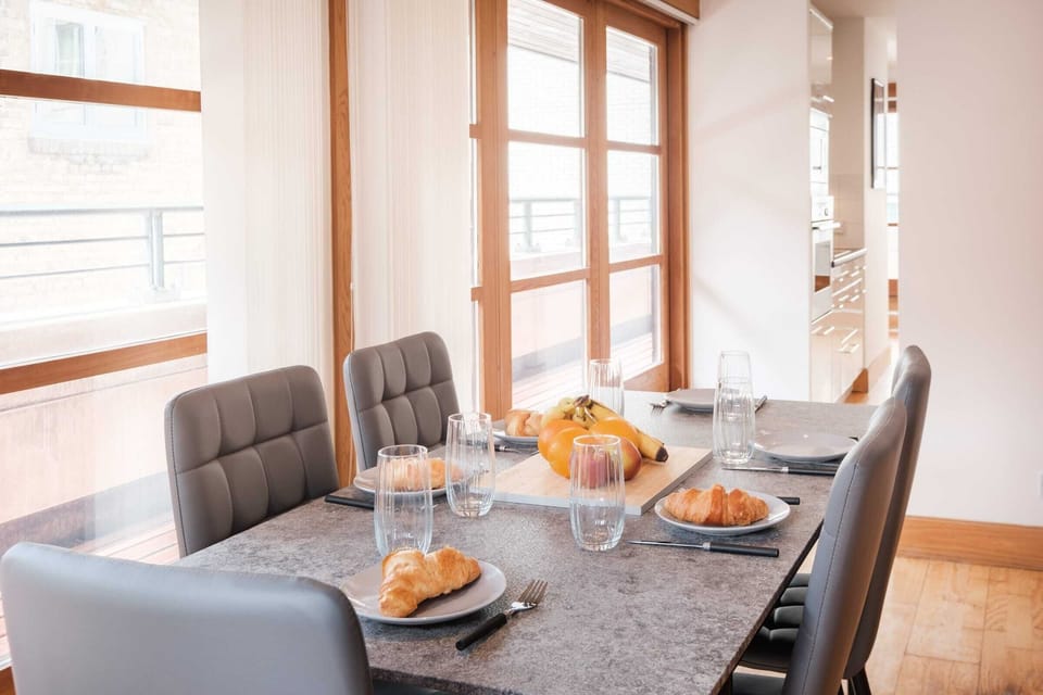 The dining area