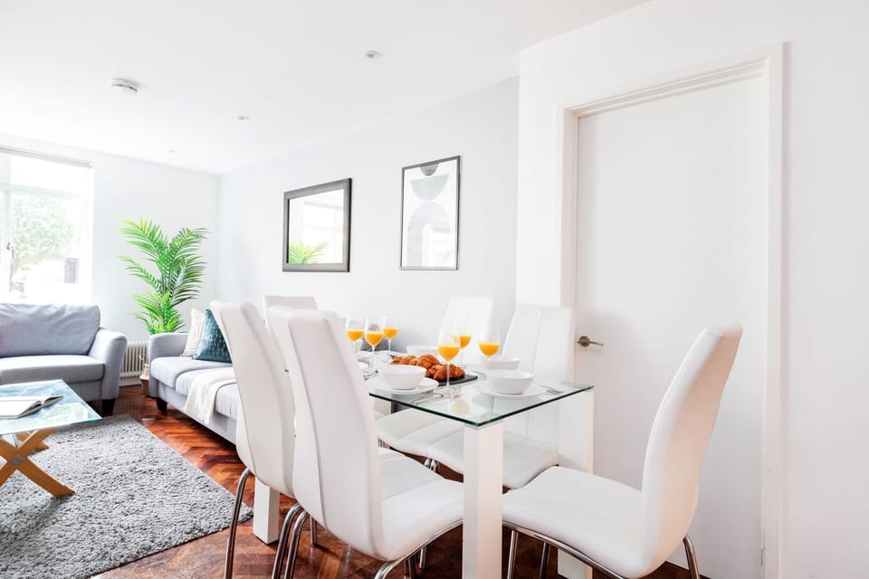 The dining area