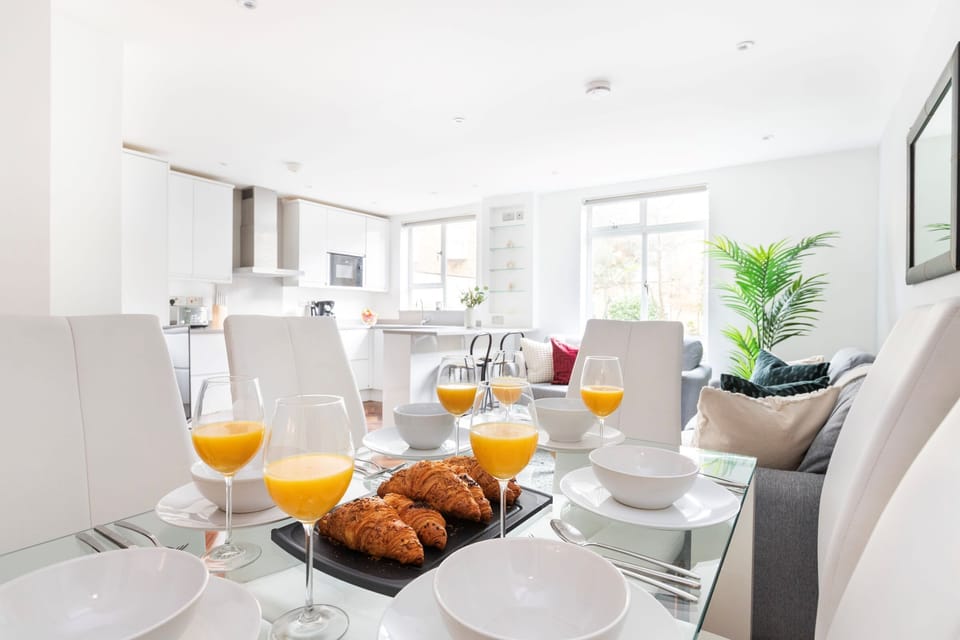 The dining area