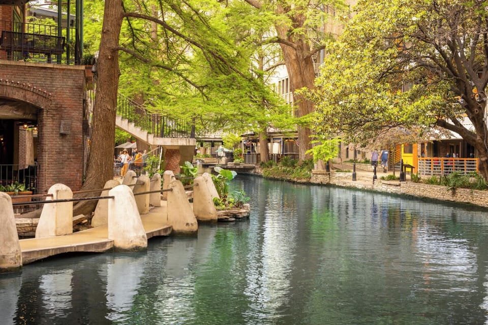 The Famous River Walk - right across the street from your suite.