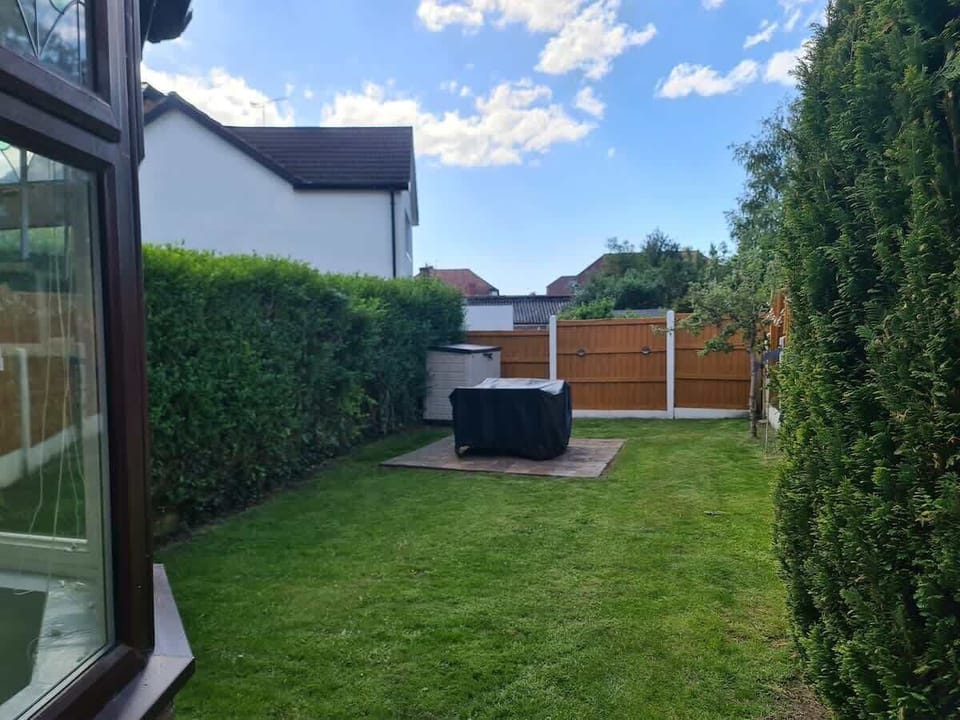 The Garden:  step outside and spend some time together making memories in the lovely back garden.