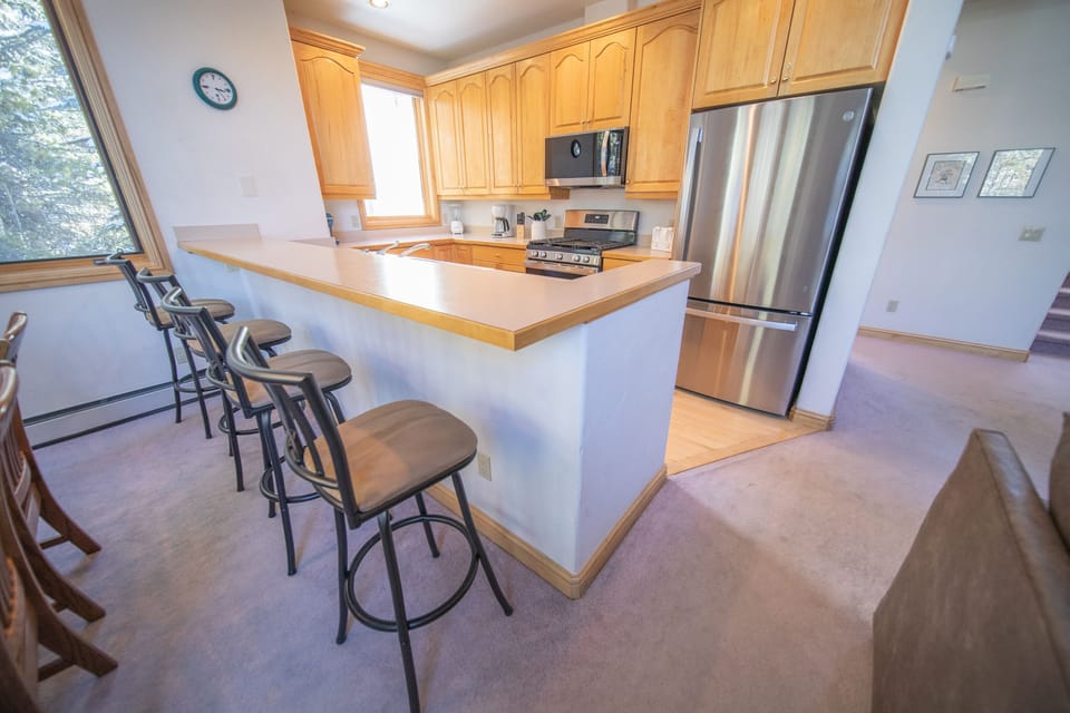 More dining space at the countertop bar