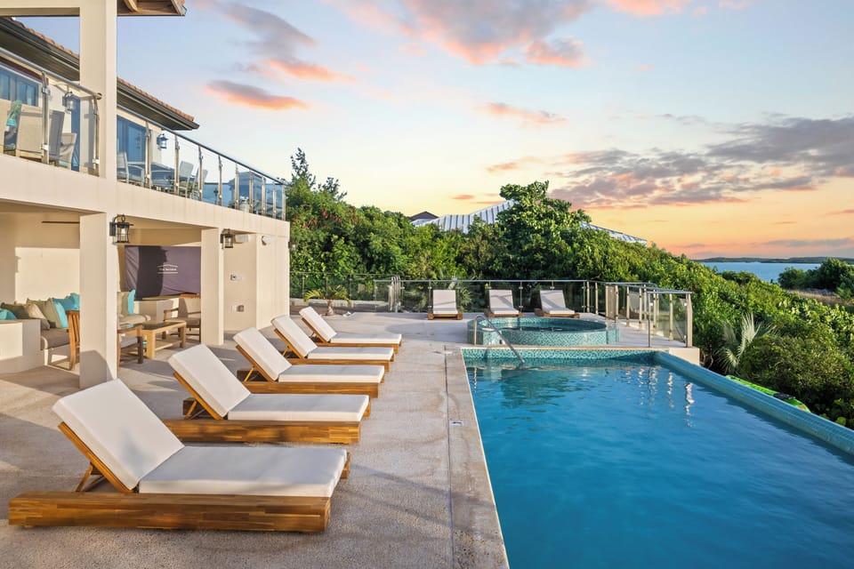 Alta Bella's beautiful pool deck