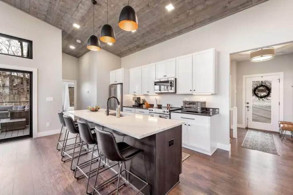Chef-inspired kitchen with everything you'll need to prepare meals.  