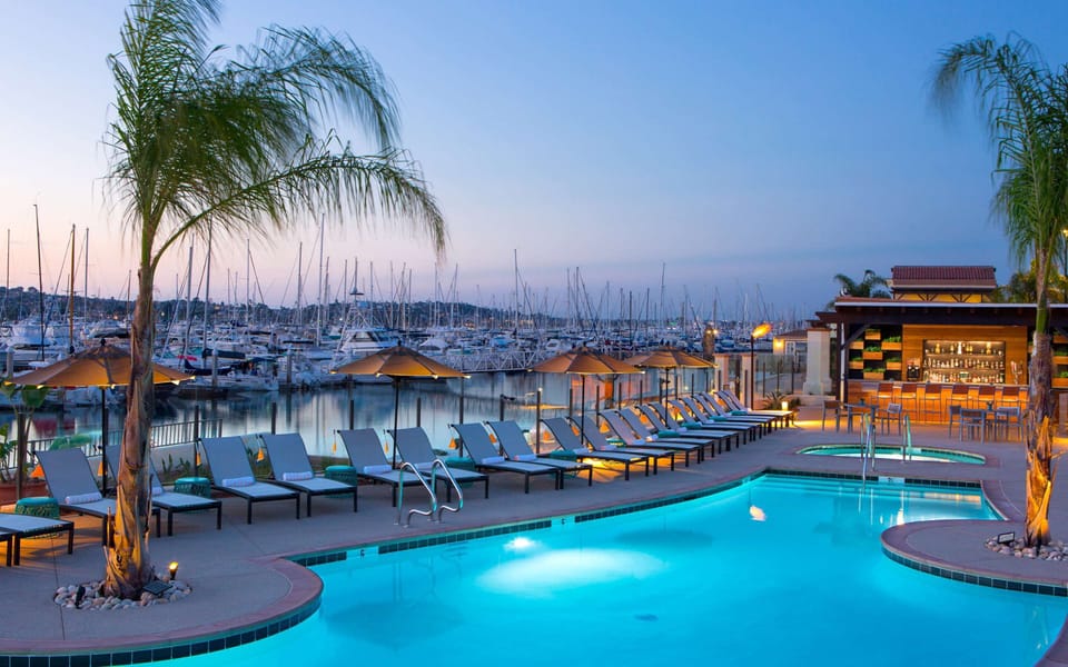 Paloma Pool Evening
