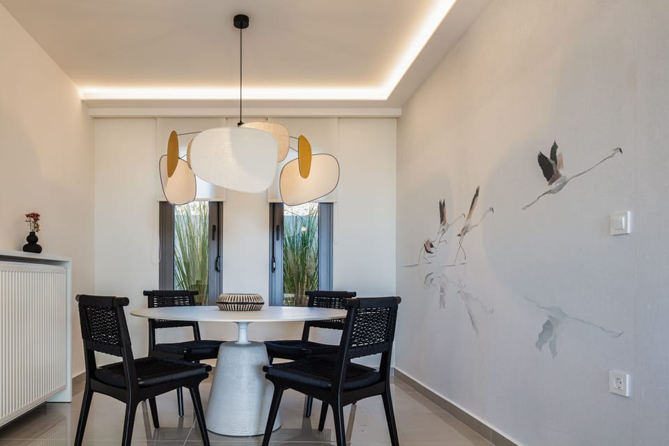 Indoor dining area