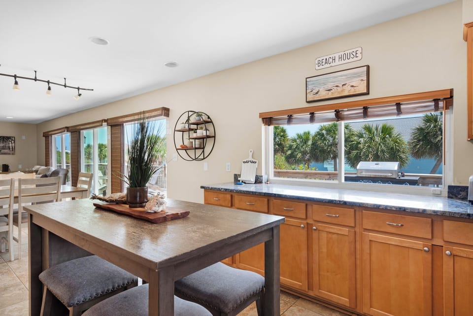 Dining and kitchen