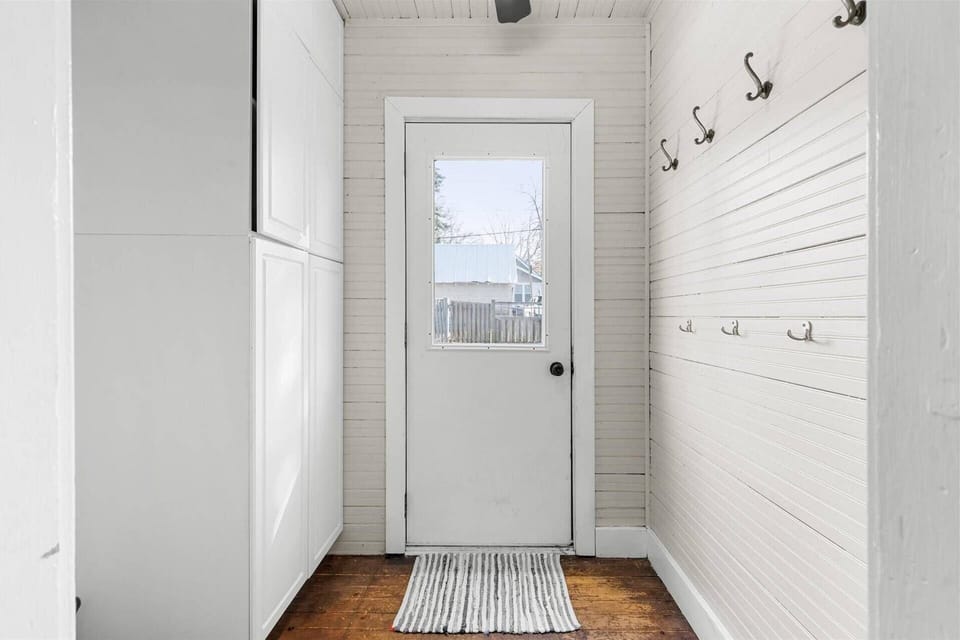 Mud room to back yard, perfect for pets or bikes!