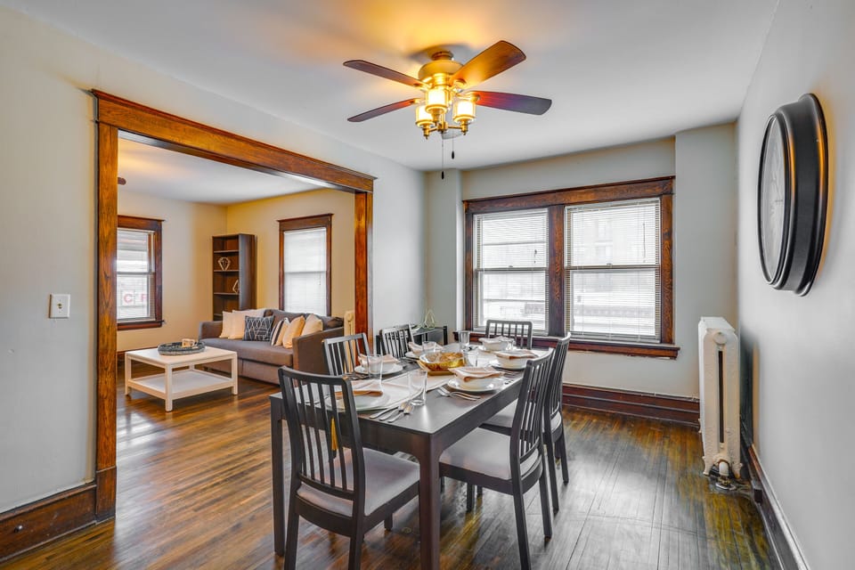 Minneapolis Vacation Rental | 2BR | 1BA | 1,000 Sq Ft | Stairs Required