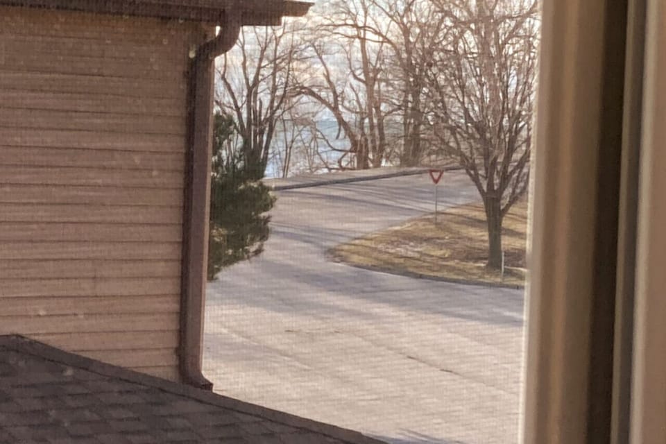 Lake from the second bdrm window