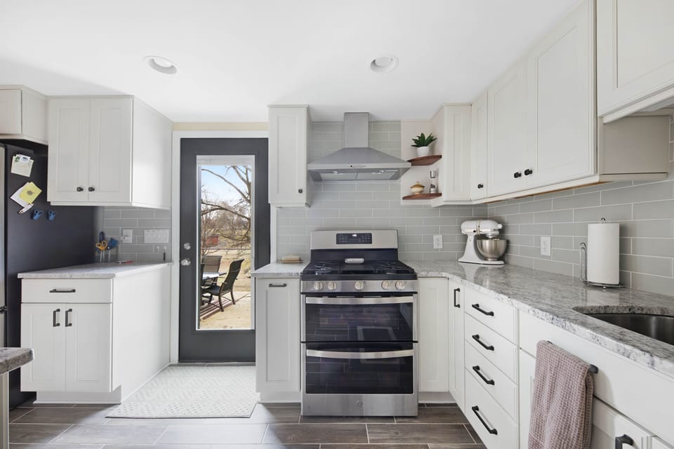 Gas appliances if you fancy to do any cooking.
