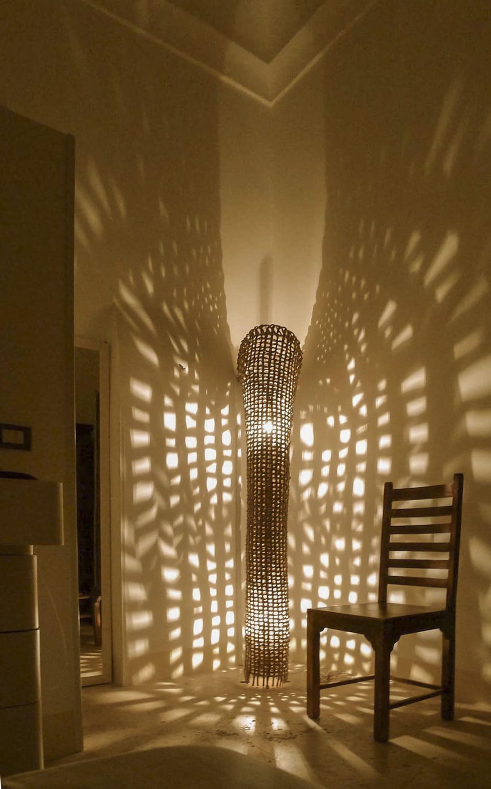 Floor lamp.