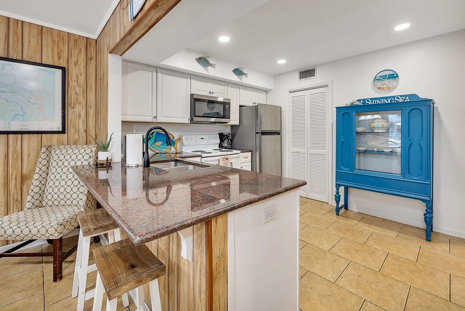 Spacious Kitchen with Island Seating
