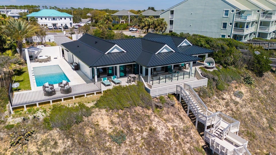 Dream On | Gulf Front | Private Pool | Pool Size 14'x35' | Panoramic Gulf Views