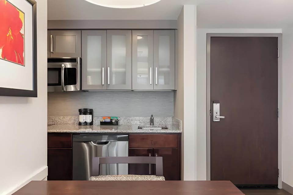 Feel at home with a spacious suite layout and cozy seating.