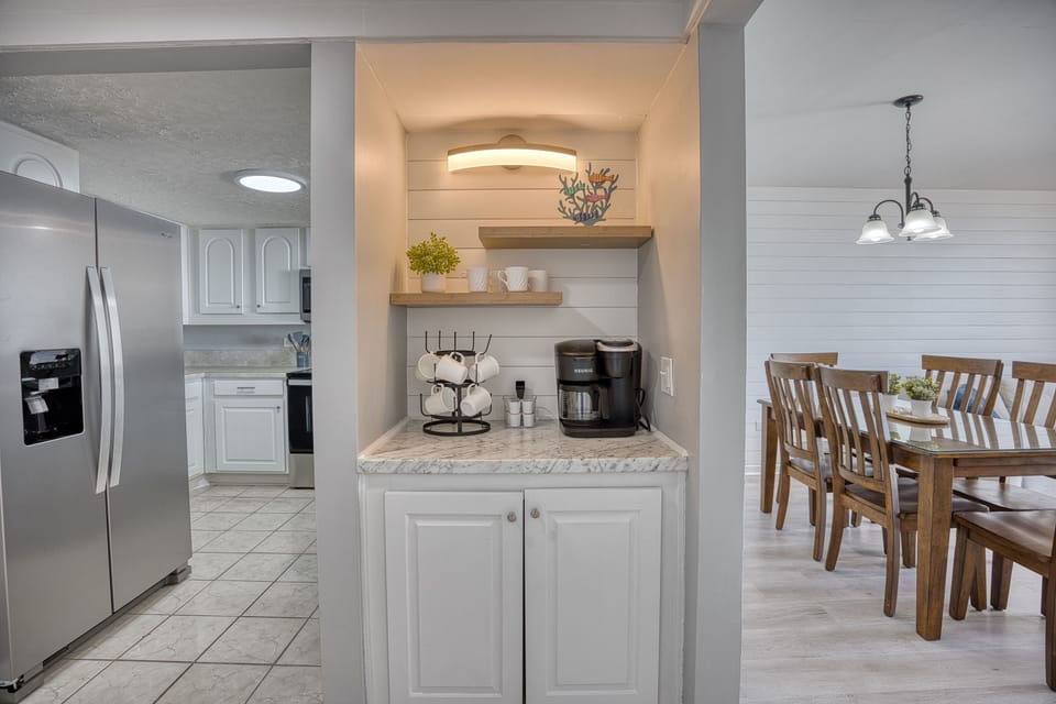 Coffee Bar and Dining Room Table 