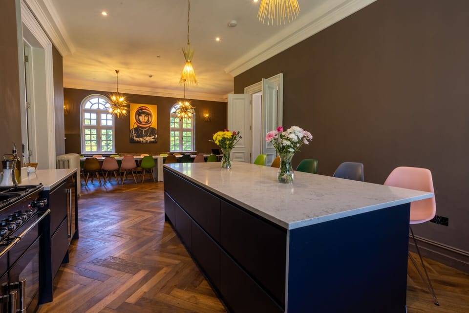 Kitchen and dining room