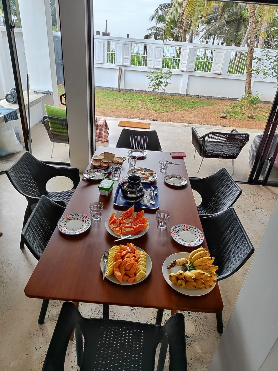 dinning room with sea view 