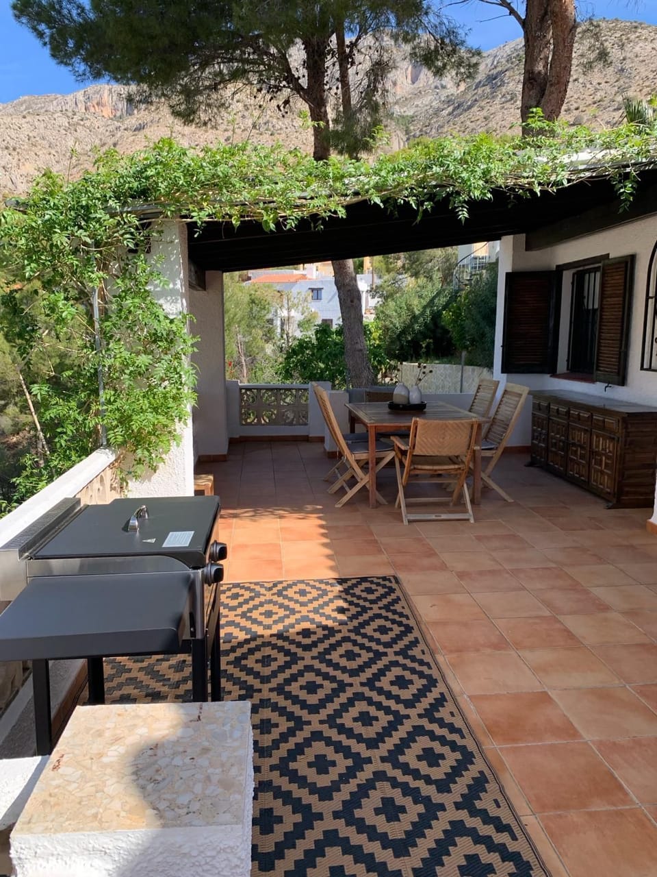 Covered terrace