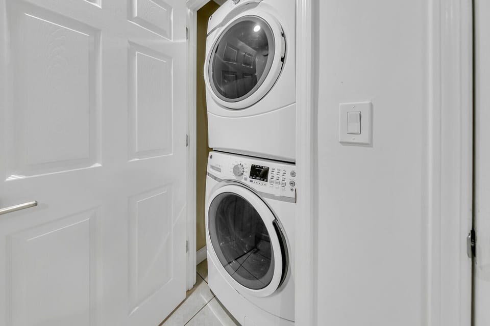 Washer and dryer