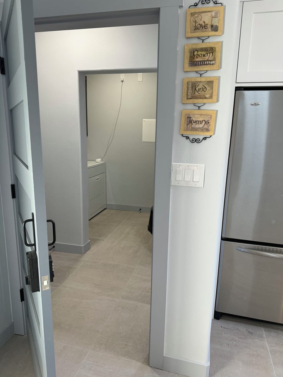 Hall to Laundry