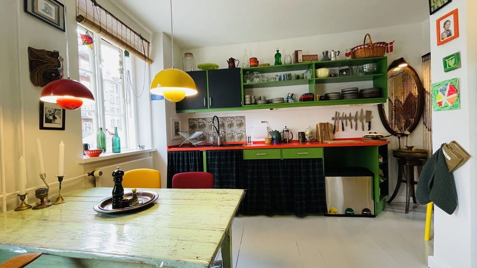Dining Room, Kitchen