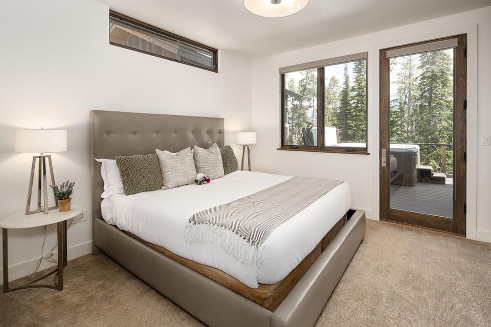 Indoors, Lamp, Home Decor, Furniture, Bed