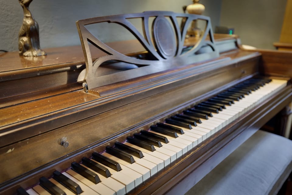 piano in Great room