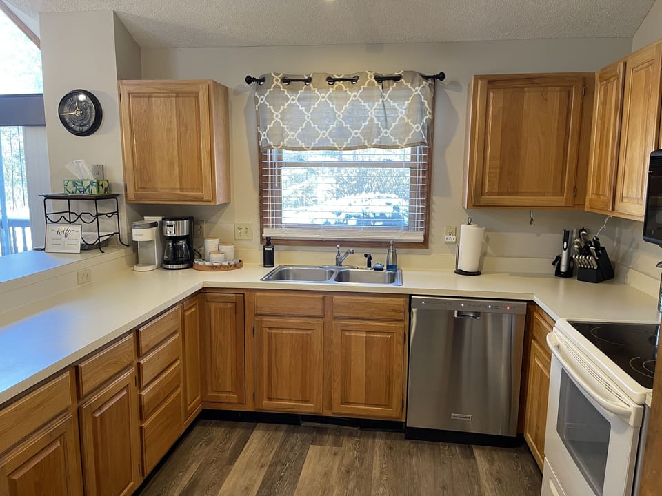 Fully stocked kitchen
