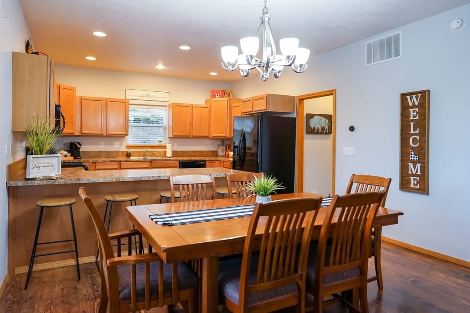 A thoughtfully laid-out kitchen with everything you need to feel at home.