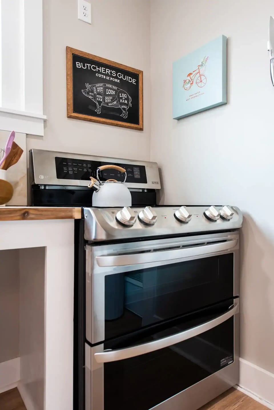 Double oven stove