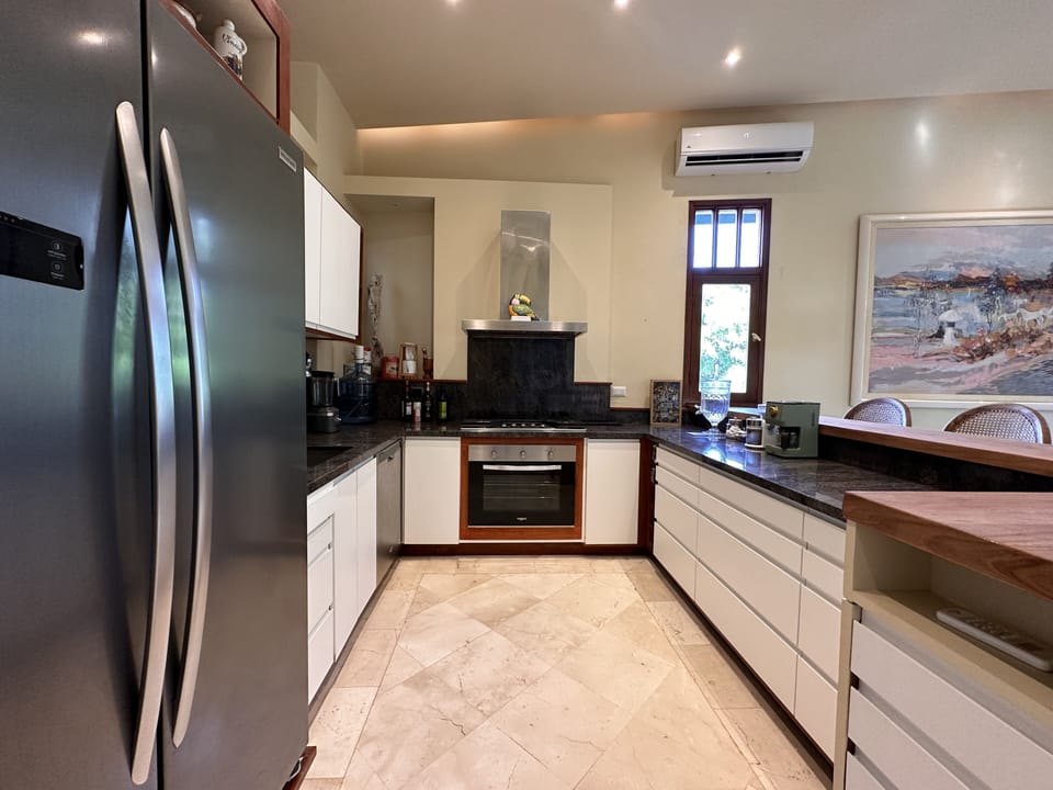 The kitchen is equipped with everything necessary for cooking.