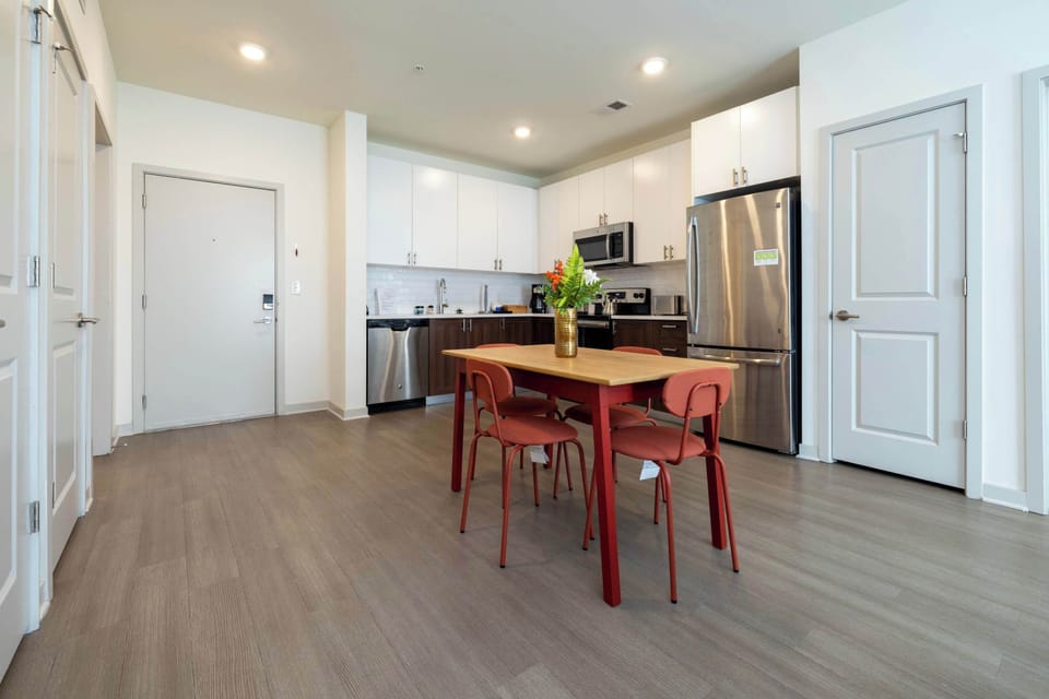Dining and kitchen