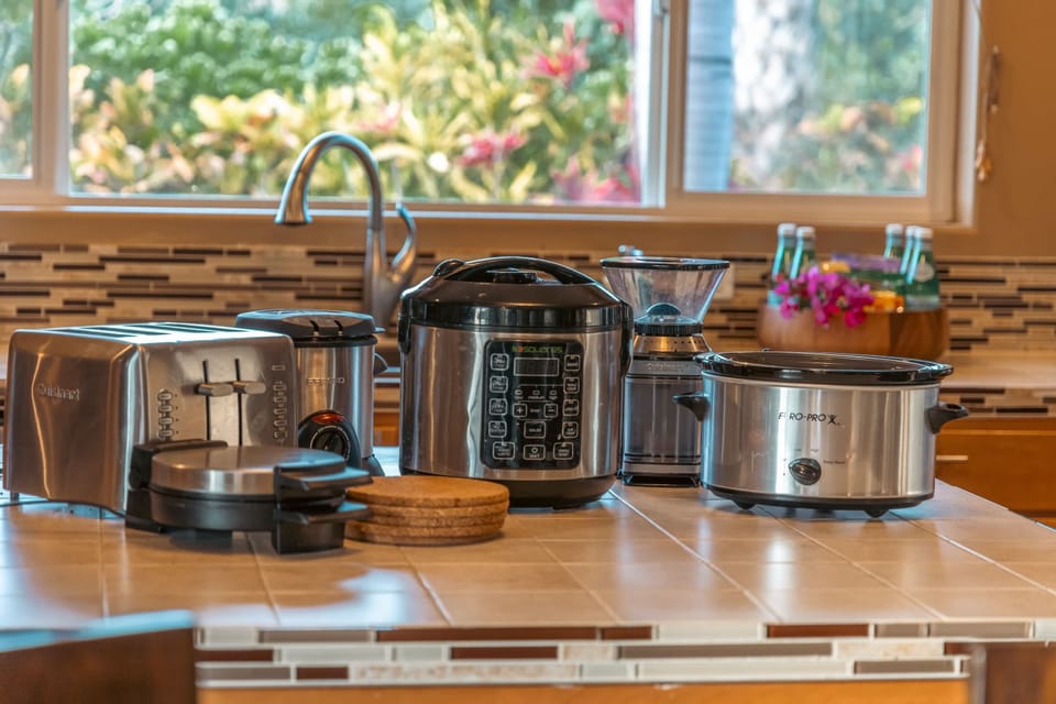 All the tools you might need to make a nice meal