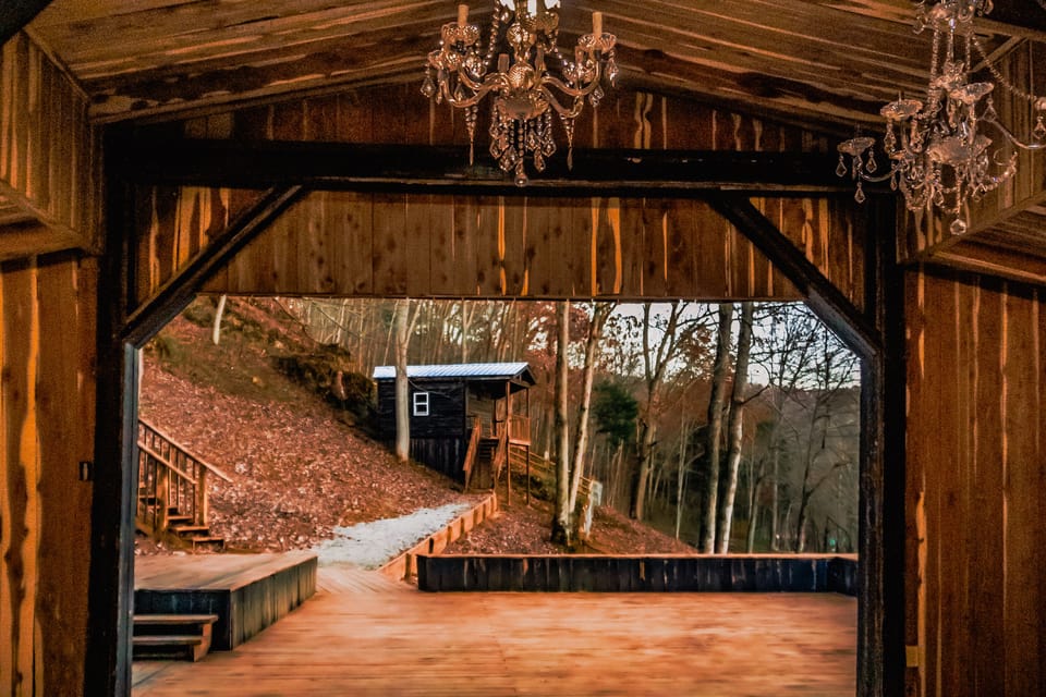 Cabin View from Events Barn