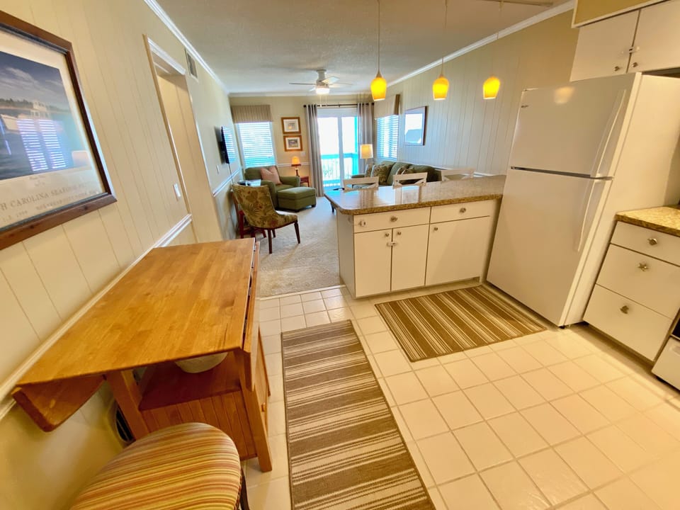 Spacious open concept from Kitchen to Living Room