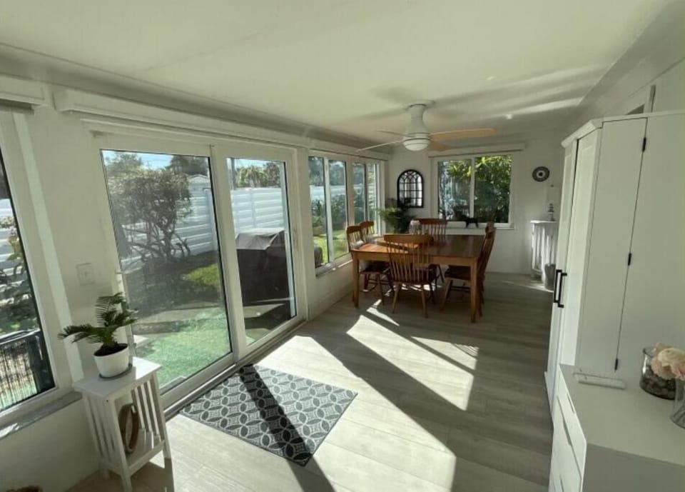 Lanai is private and sunny