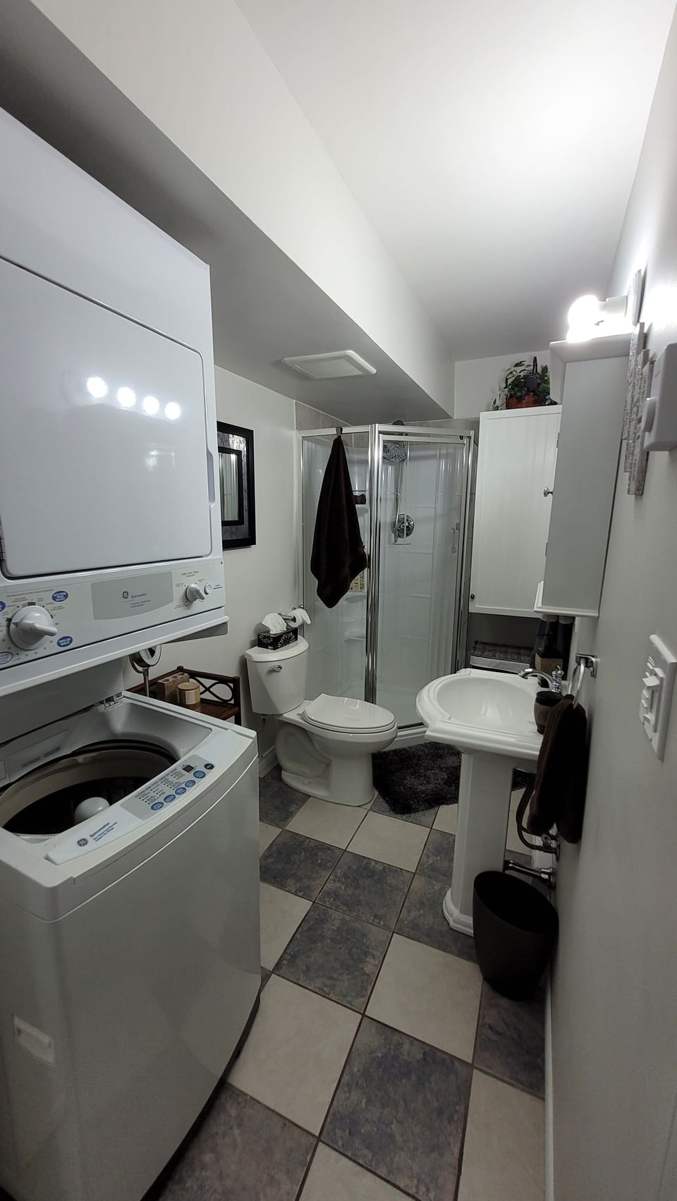 Full 3 piece bathroom with glass shower & all the little extras you'll love!