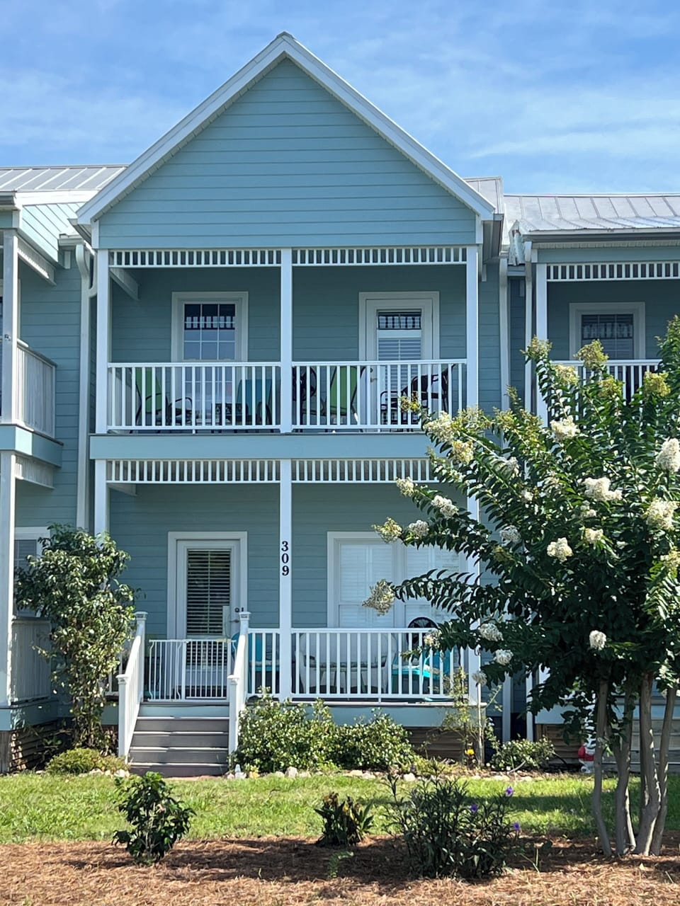 Front of townhome
