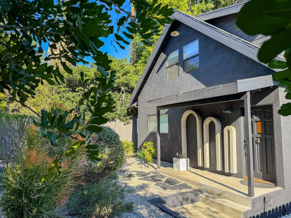 Front Yard with Generous Grapefruit Trees