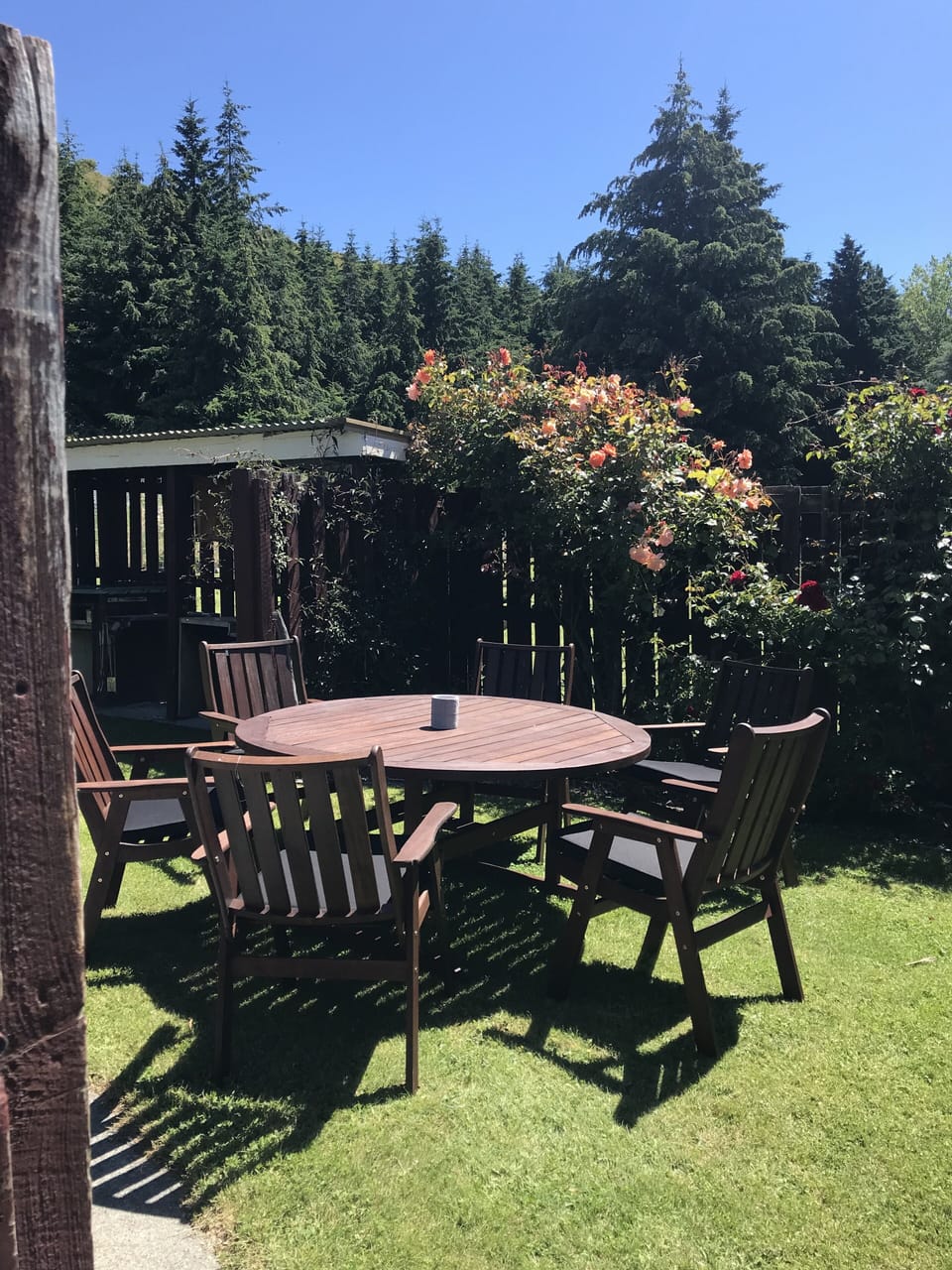 Relaxing BBq area