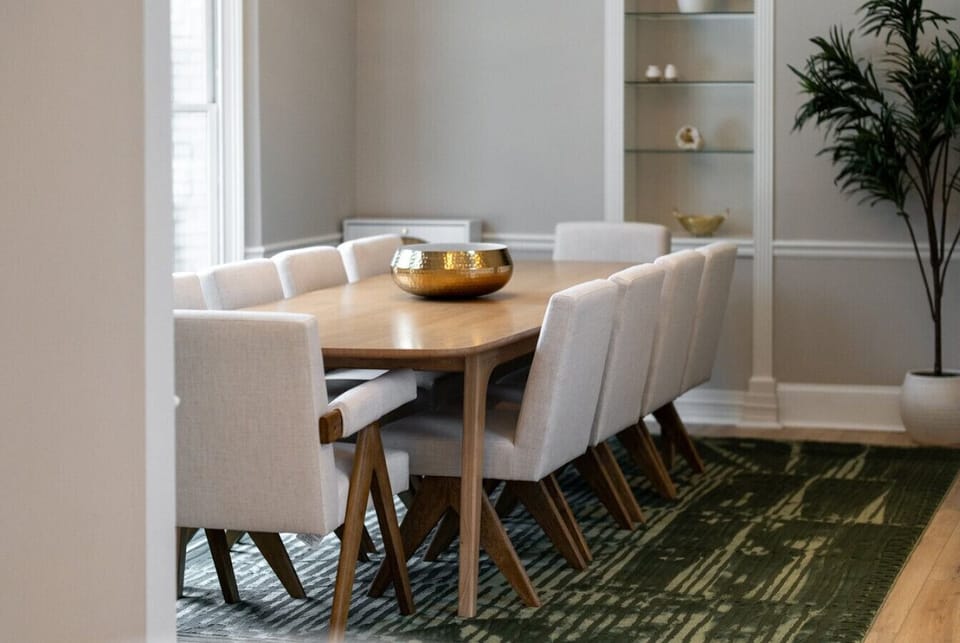 10-person formal dining room