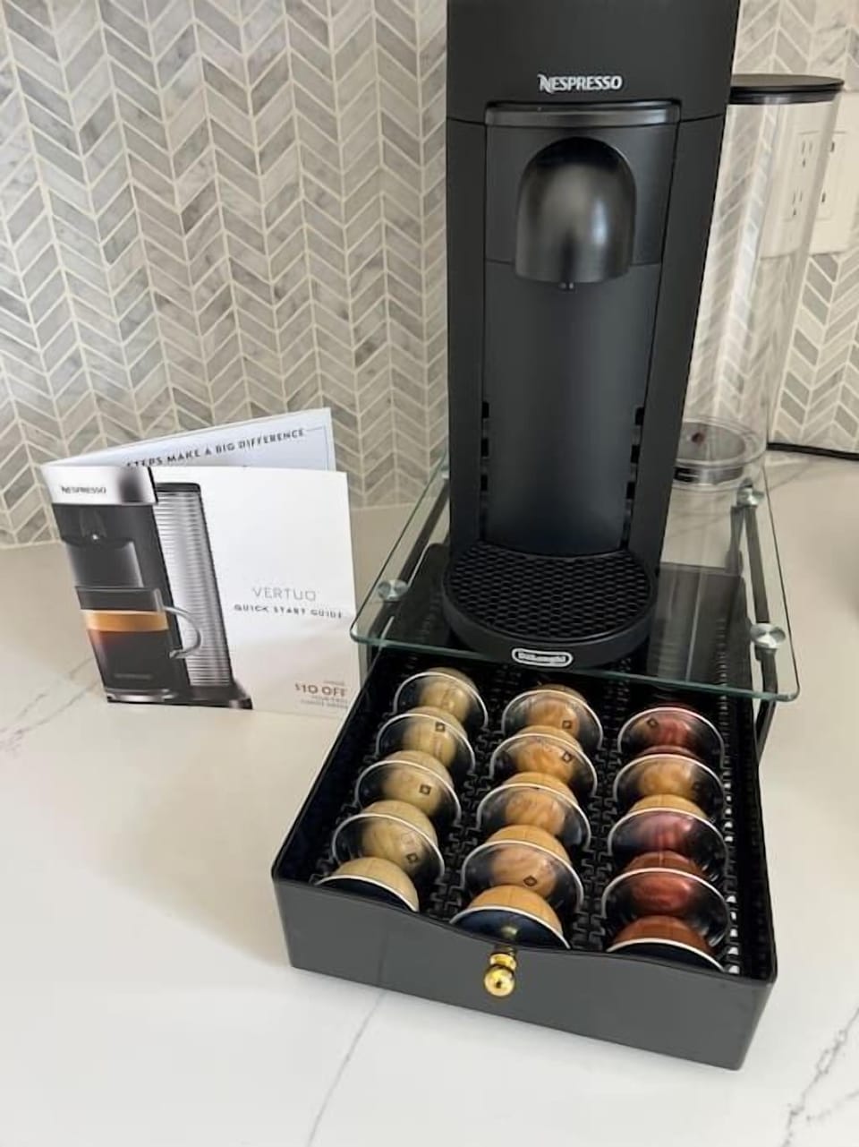 Nespresso Machine with complementary pods