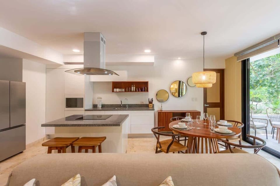 Simplistic decor ideal for shared meals