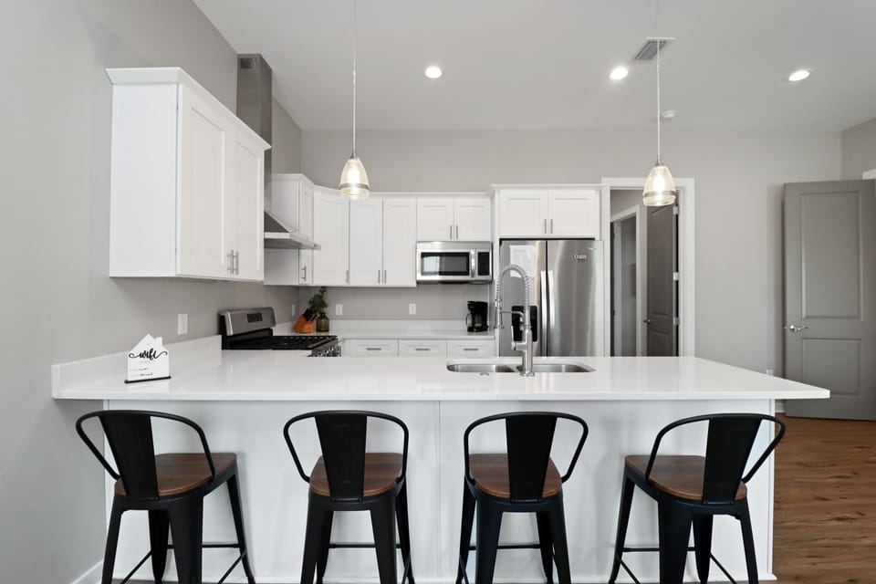 Kitchen with Bar Seating