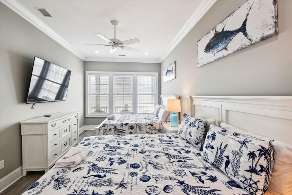 The kiddos will jump for joy to have a place of their own at the beach.