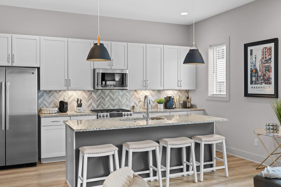 Cook up your favorite dishes in our fully equipped kitchen. 